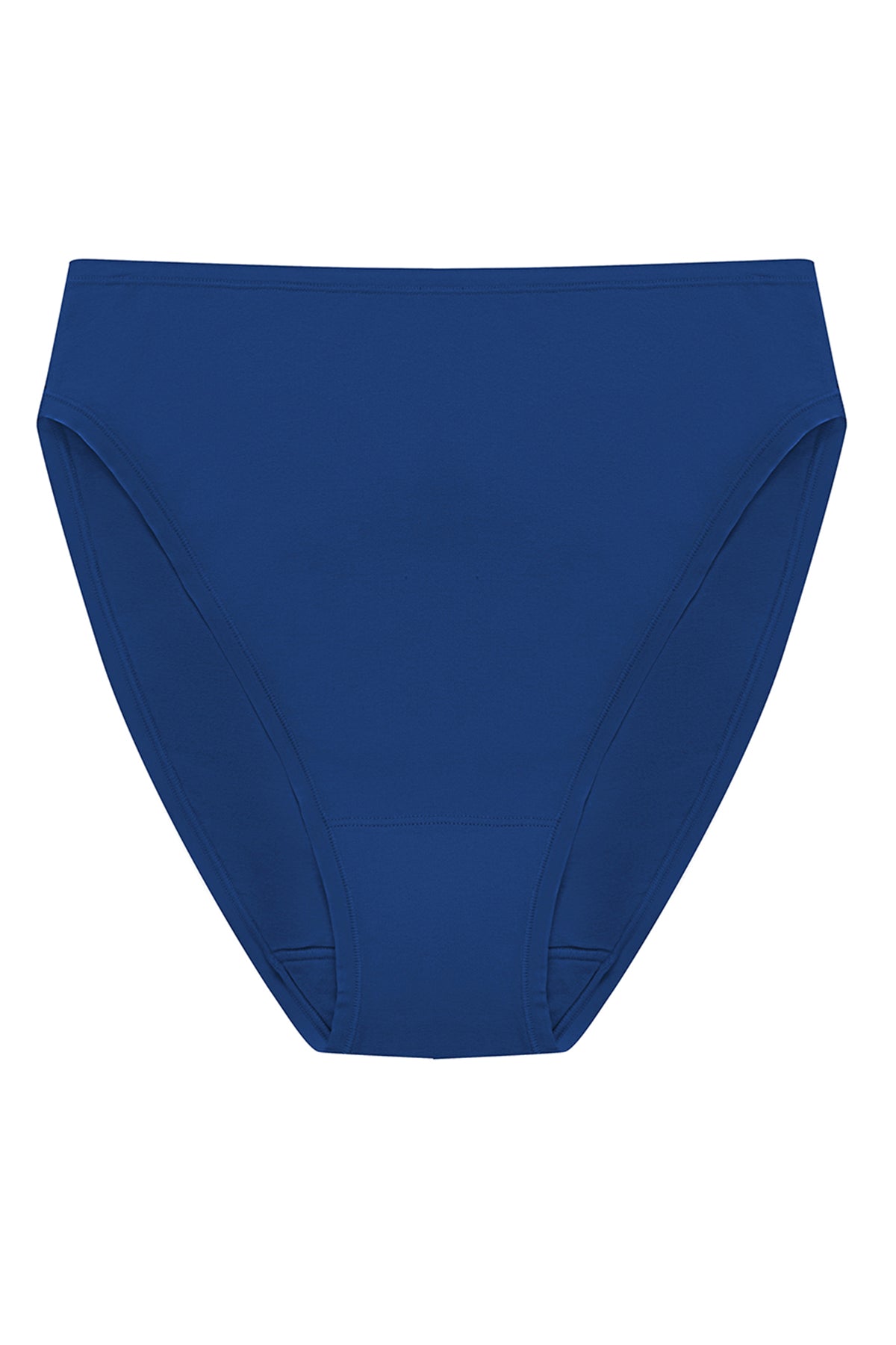 Bliss Bare Cotton High Cut Brief Dark Cobalt Natori