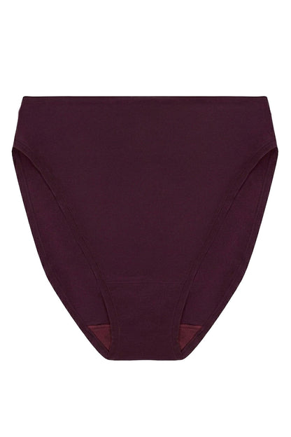 Bliss Bare Cotton High Cut Brief Pinot Noir Natori