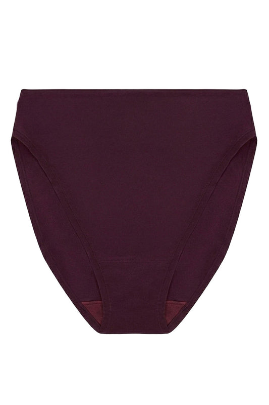 Bliss Bare Cotton High Cut Brief Pinot Noir Natori