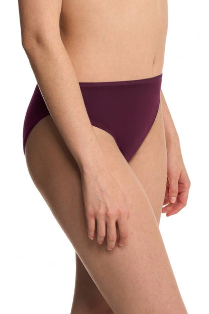 Bliss Bare Cotton High Cut Brief Pinot Noir Natori