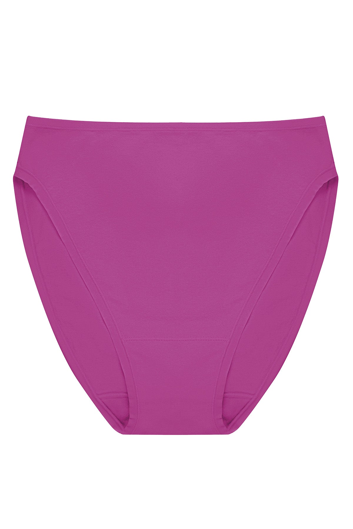 Bliss Bare Cotton High Cut Brief Mad Magenta Natori