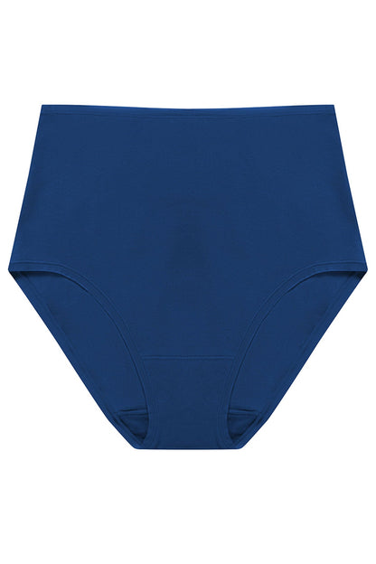 Bliss Bare Cotton High Waist Brief Dark Cobalt Natori