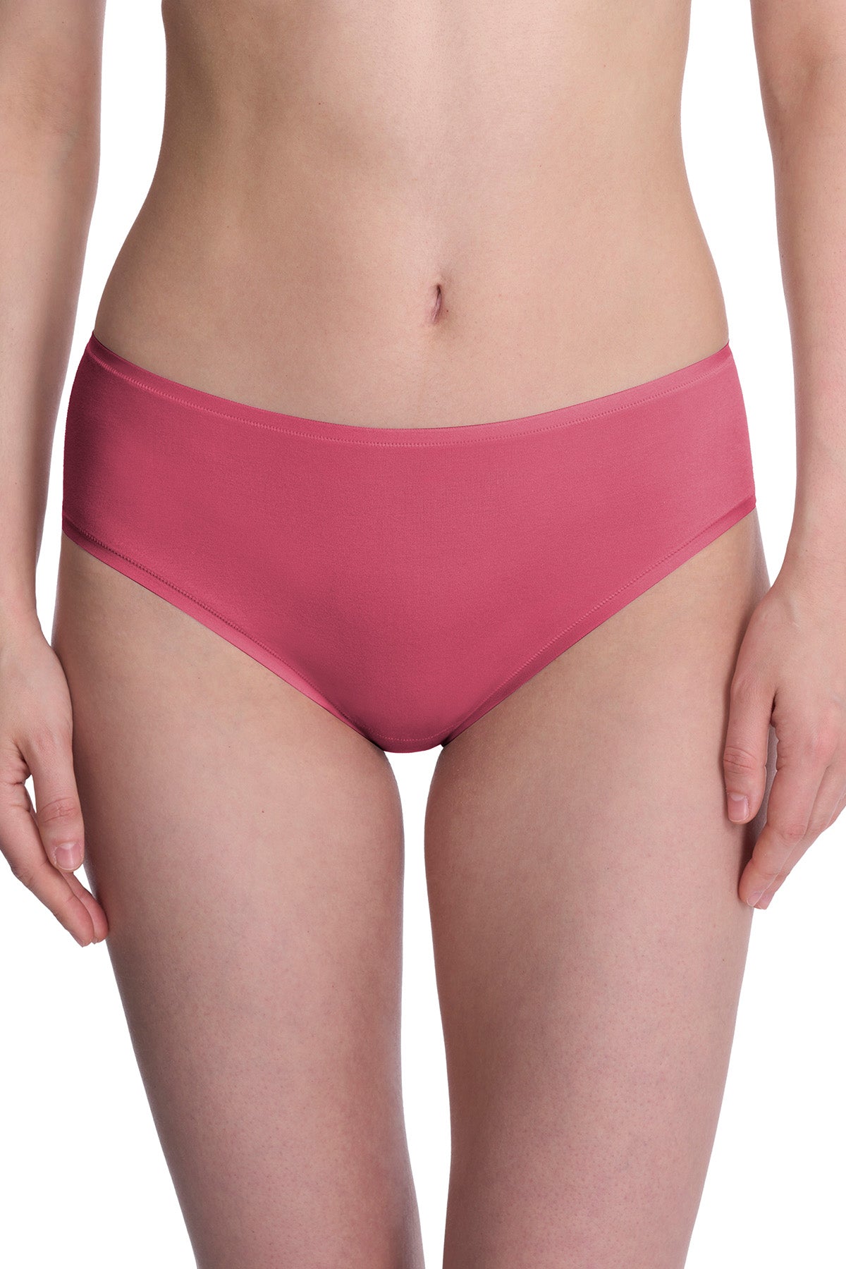 Bliss Bare Cotton Hipster 3-Pack Dark Cobalt/Wild Petal/Vintage Cherry Natori
