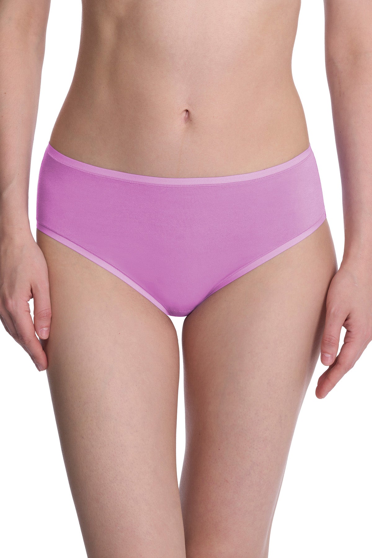 Bliss Bare Cotton Hipster 3-Pack Dark Cobalt/Wild Petal/Vintage Cherry Natori