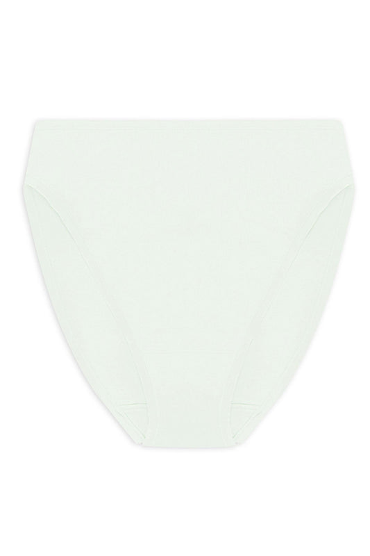 Bliss Bare Cotton High Cut Brief Iced Mint Natori