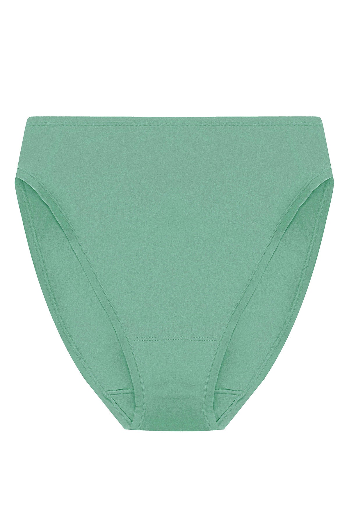 Bliss Bare Cotton High Cut Brief Frosty Spruce Natori