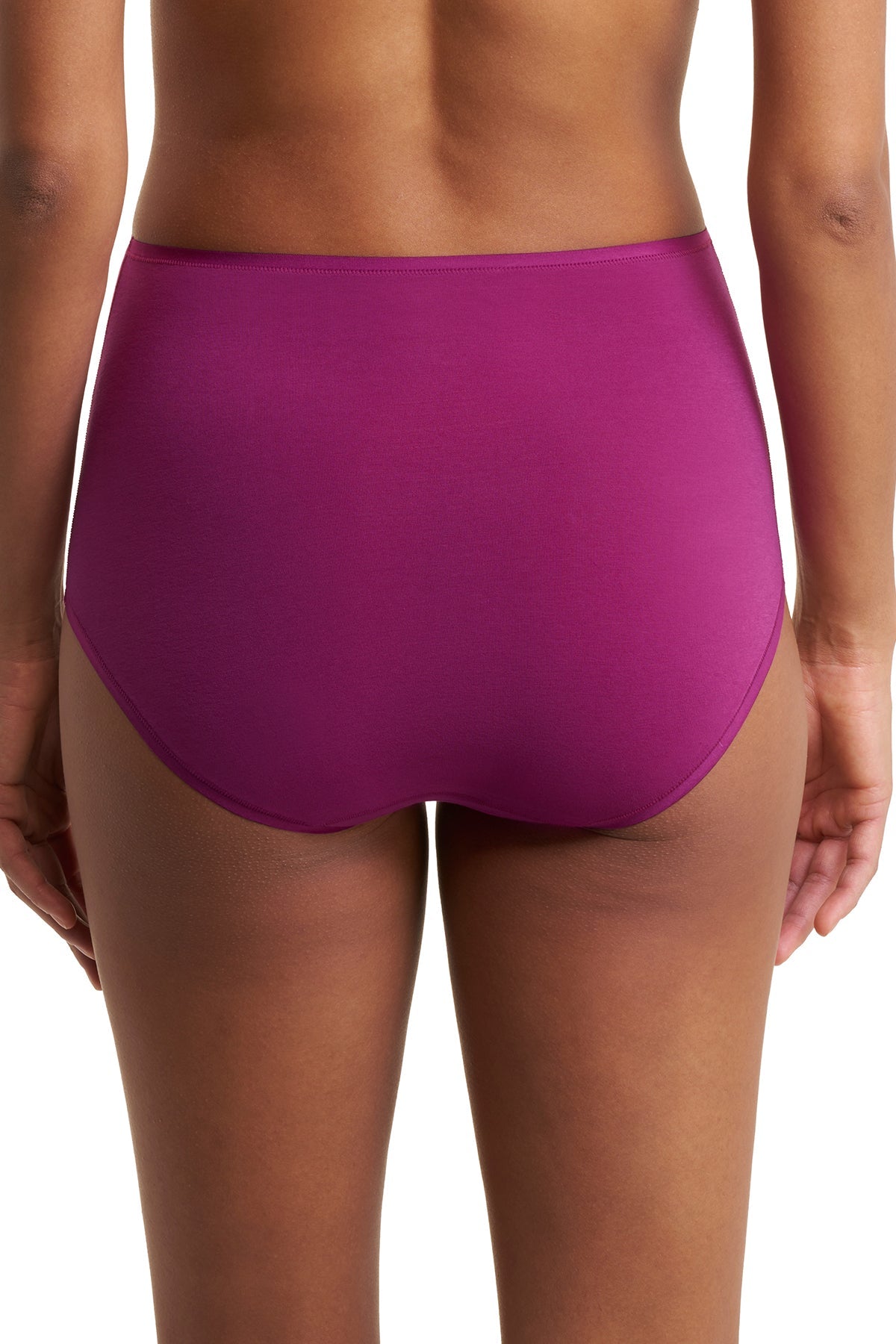 Bliss Bare Cotton High Waist Brief Mad Magenta Natori