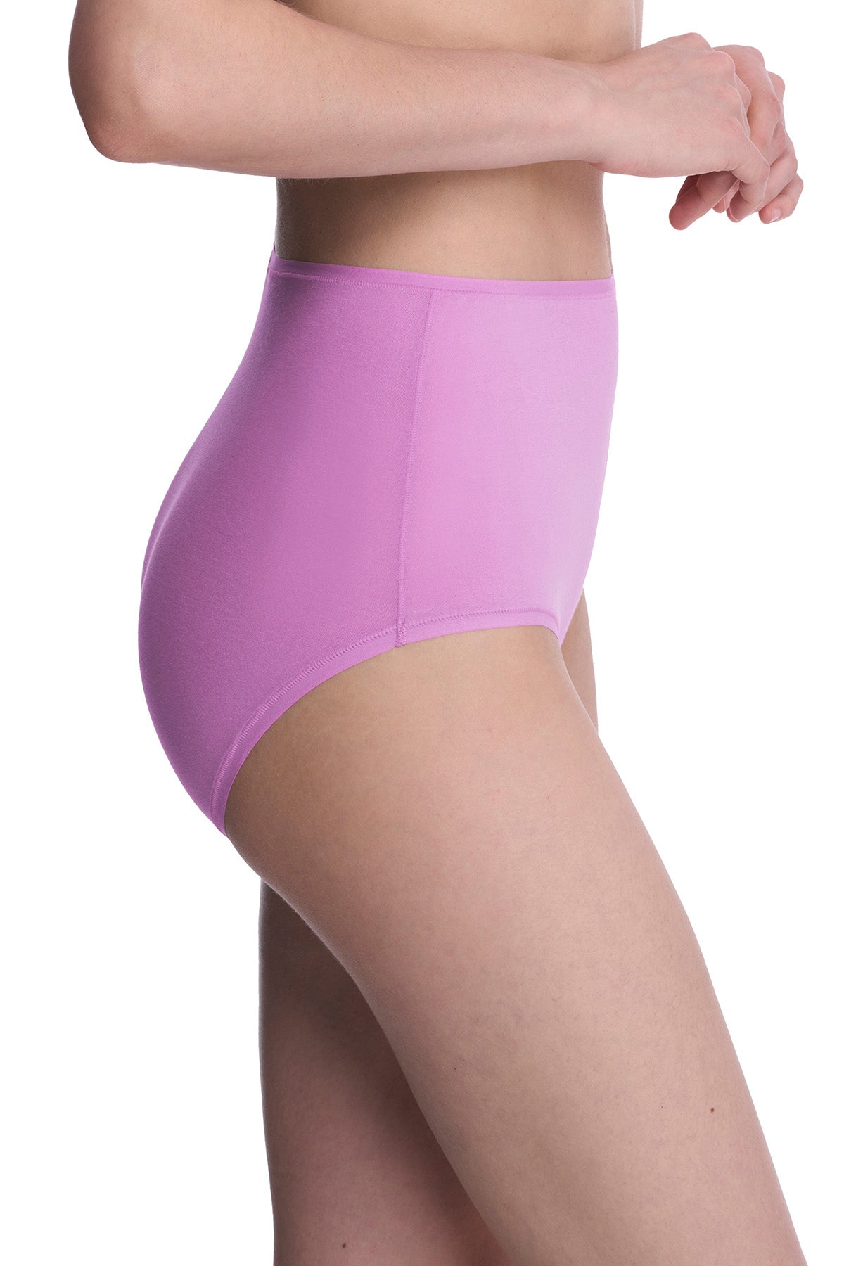 Bliss Bare Cotton High Waist Brief Wild Petal Natori