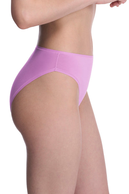 Bliss Bare Cotton High Cut Brief Wild Petal Natori