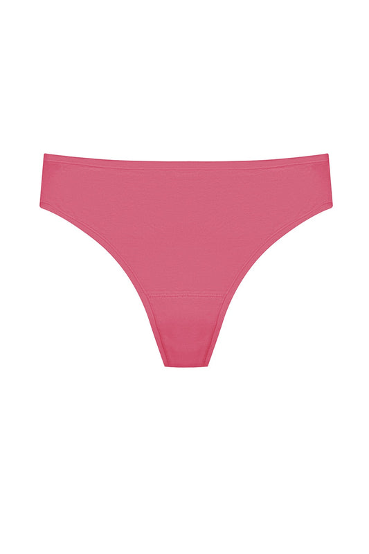Bliss Bare Cotton Thong Vintage Cherry Natori