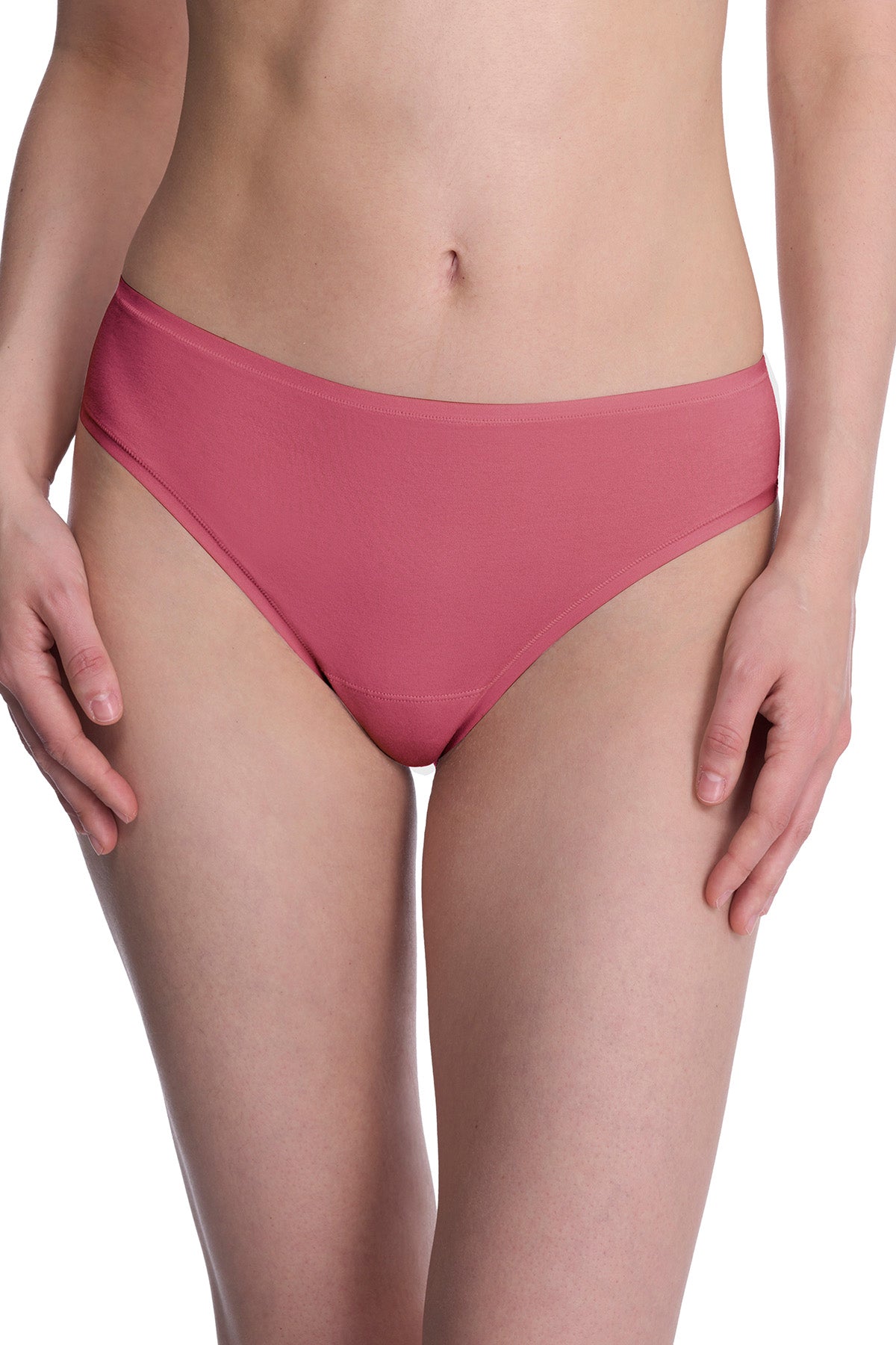 Bliss Bare Cotton Thong Vintage Cherry Natori