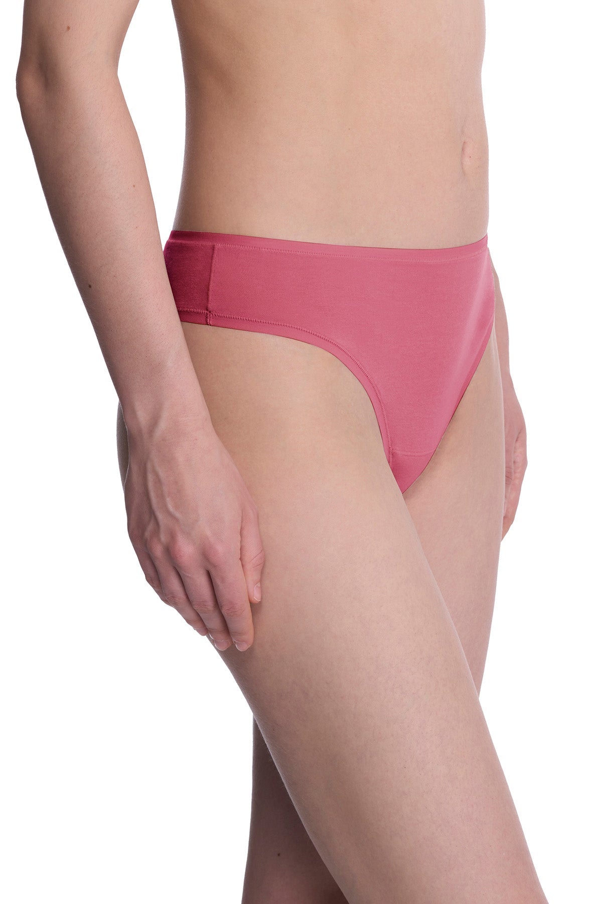 Bliss Bare Cotton Thong Vintage Cherry Natori