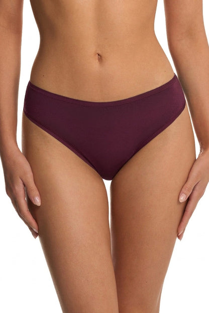 Bliss Bare Cotton Thong Pinot Noir Natori