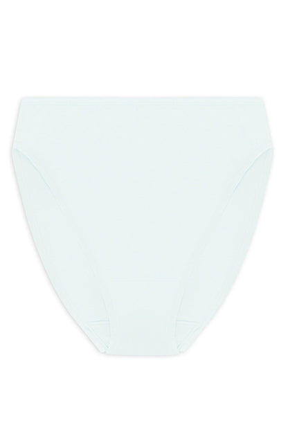Bliss Bare Cotton High Cut Brief Sky Green Natori