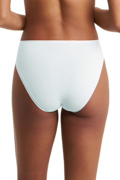 Bliss Bare Cotton High Cut Brief Sky Green Natori
