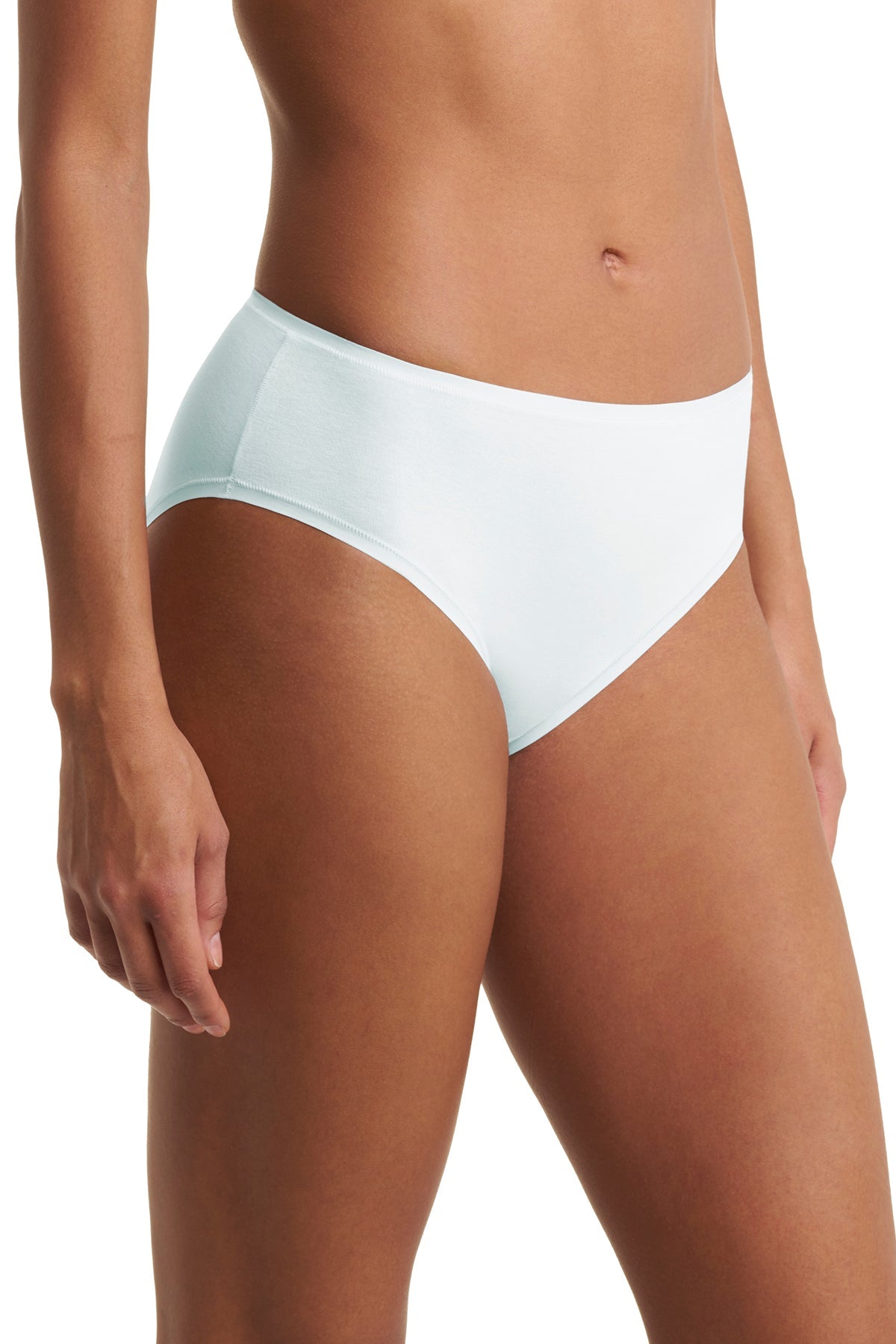 Bliss Bare Cotton Hipster Sky Green Natori