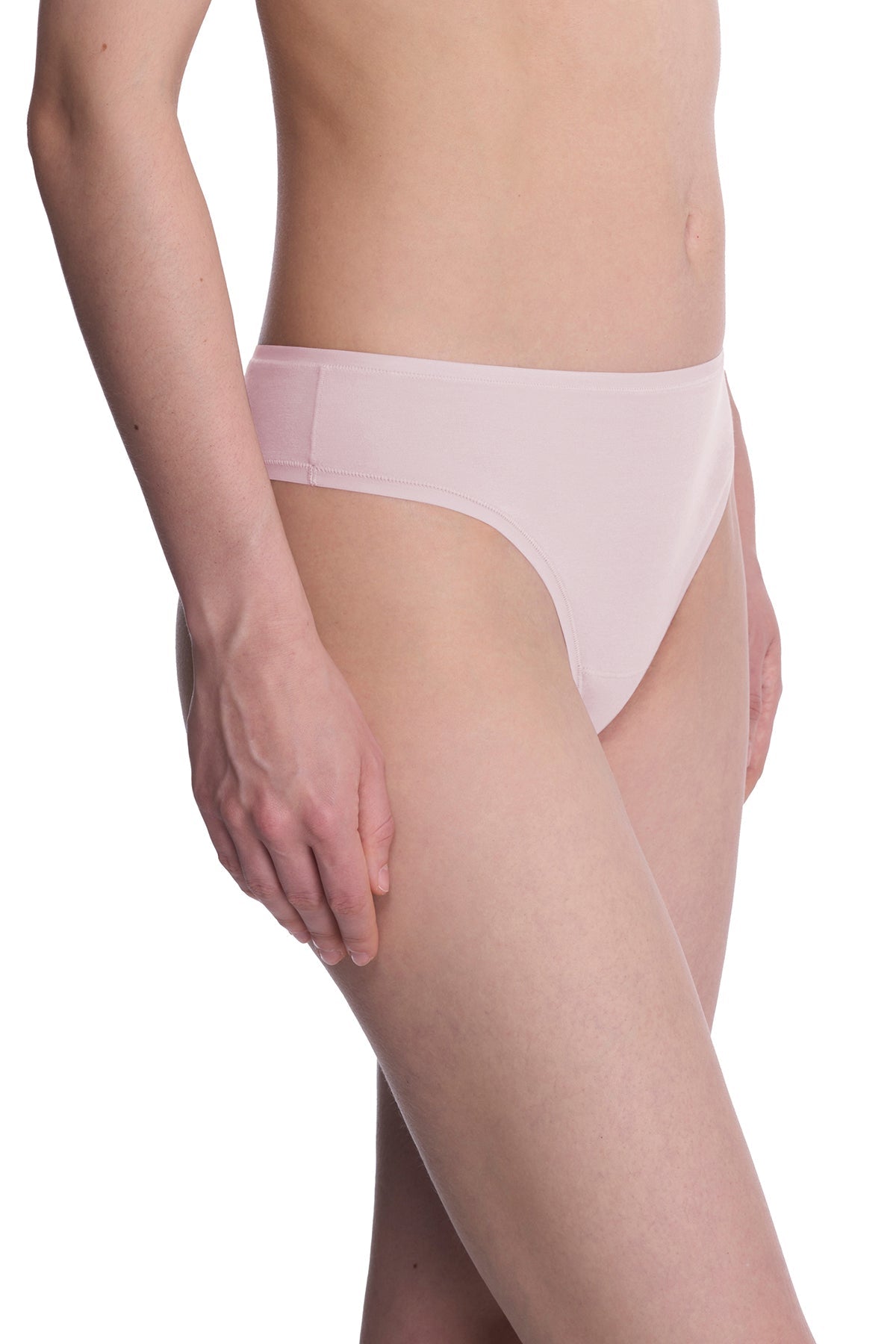 Bliss Bare Cotton Thong Misty Orchid Natori