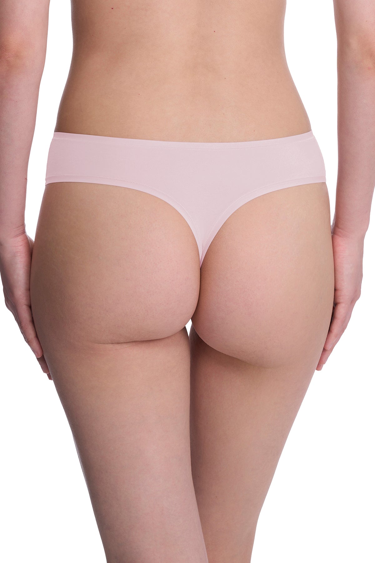Bliss Bare Cotton Thong Misty Orchid Natori