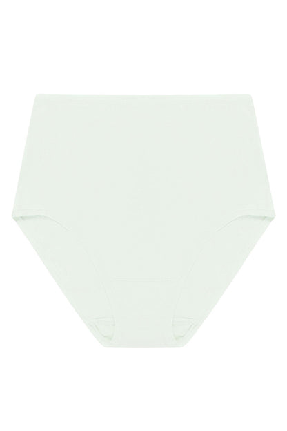 Bliss Bare Cotton High Waist Brief Iced Mint Natori
