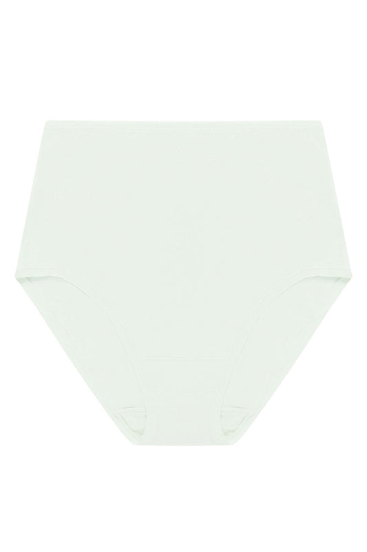 Bliss Bare Cotton High Waist Brief Iced Mint Natori