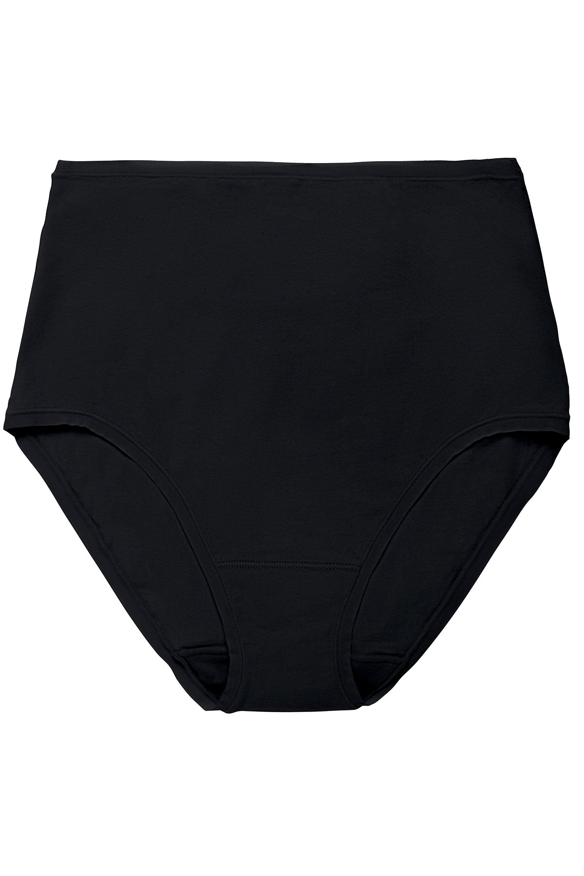 Bliss Bare Cotton High Waist Brief Black Natori