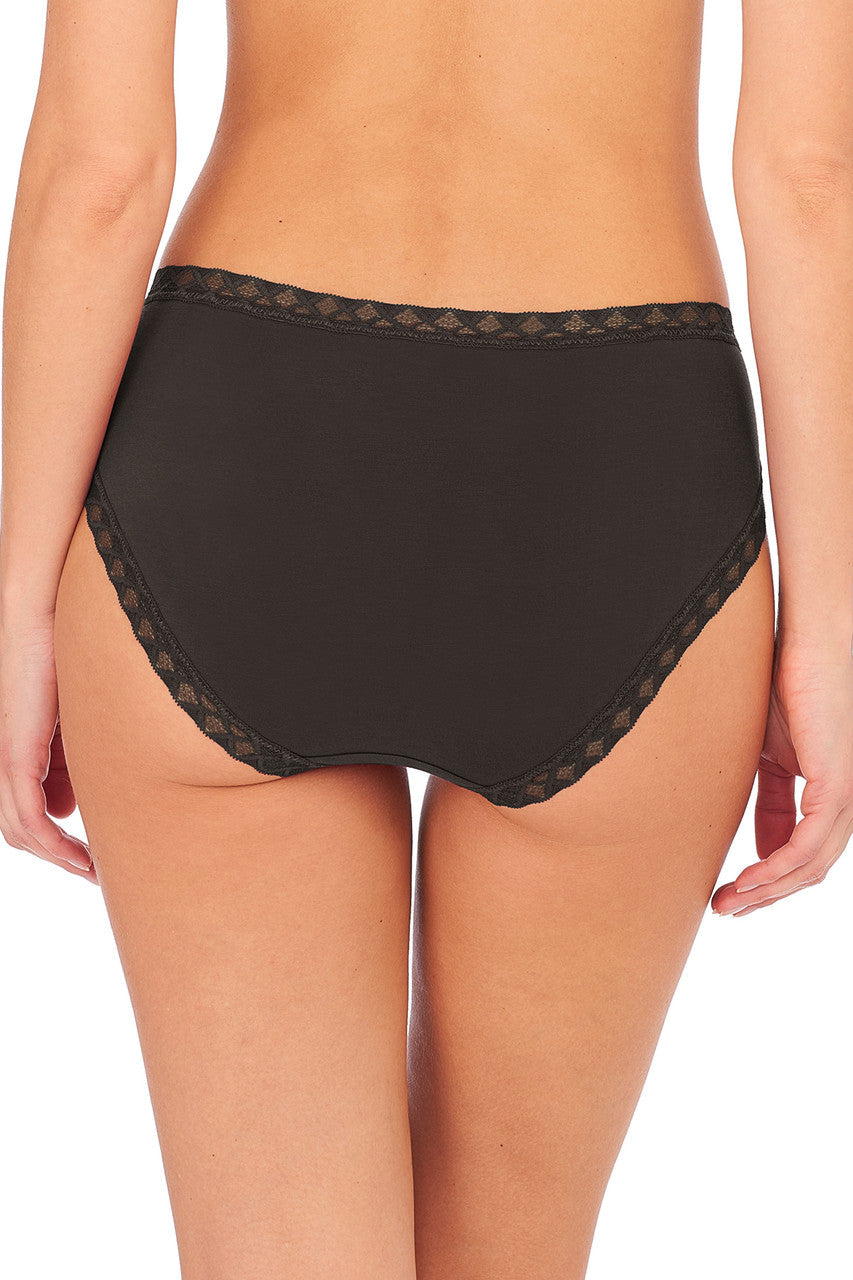Buy Bliss French Cut Brief in Coal Online Coal Natori