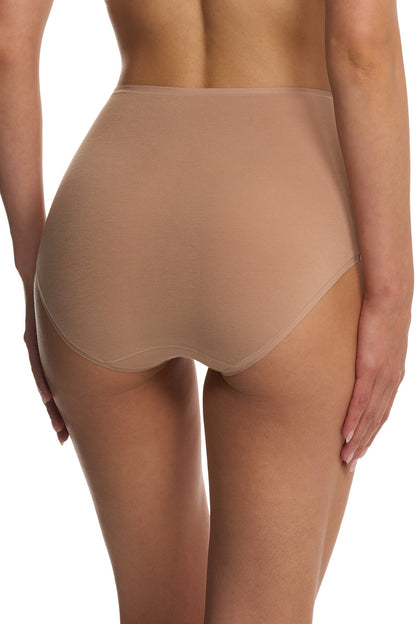 Bliss Bare Cotton High Waist Brief Buff Natori