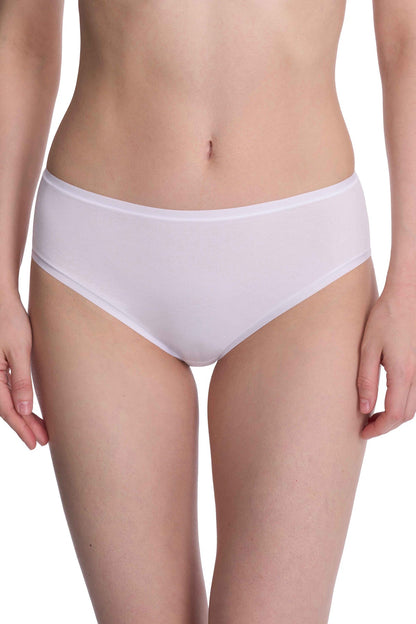 Bliss Bare Cotton Hipster White Natori