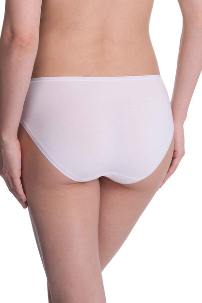 Bliss Bare Cotton Hipster White Natori