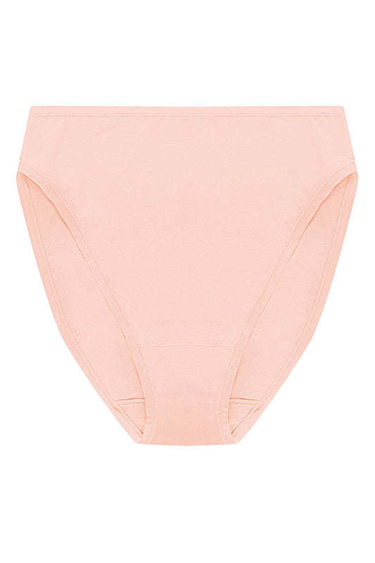 Bliss Bare Cotton High Cut Brief Seashell Natori