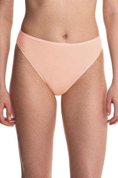 Bliss Bare Cotton High Cut Brief Seashell Natori