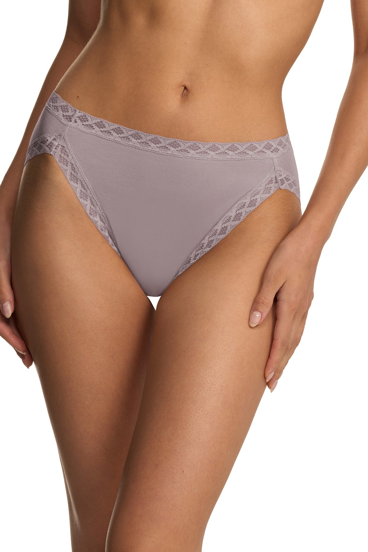Bliss French Cut Brief Silver Peony Natori