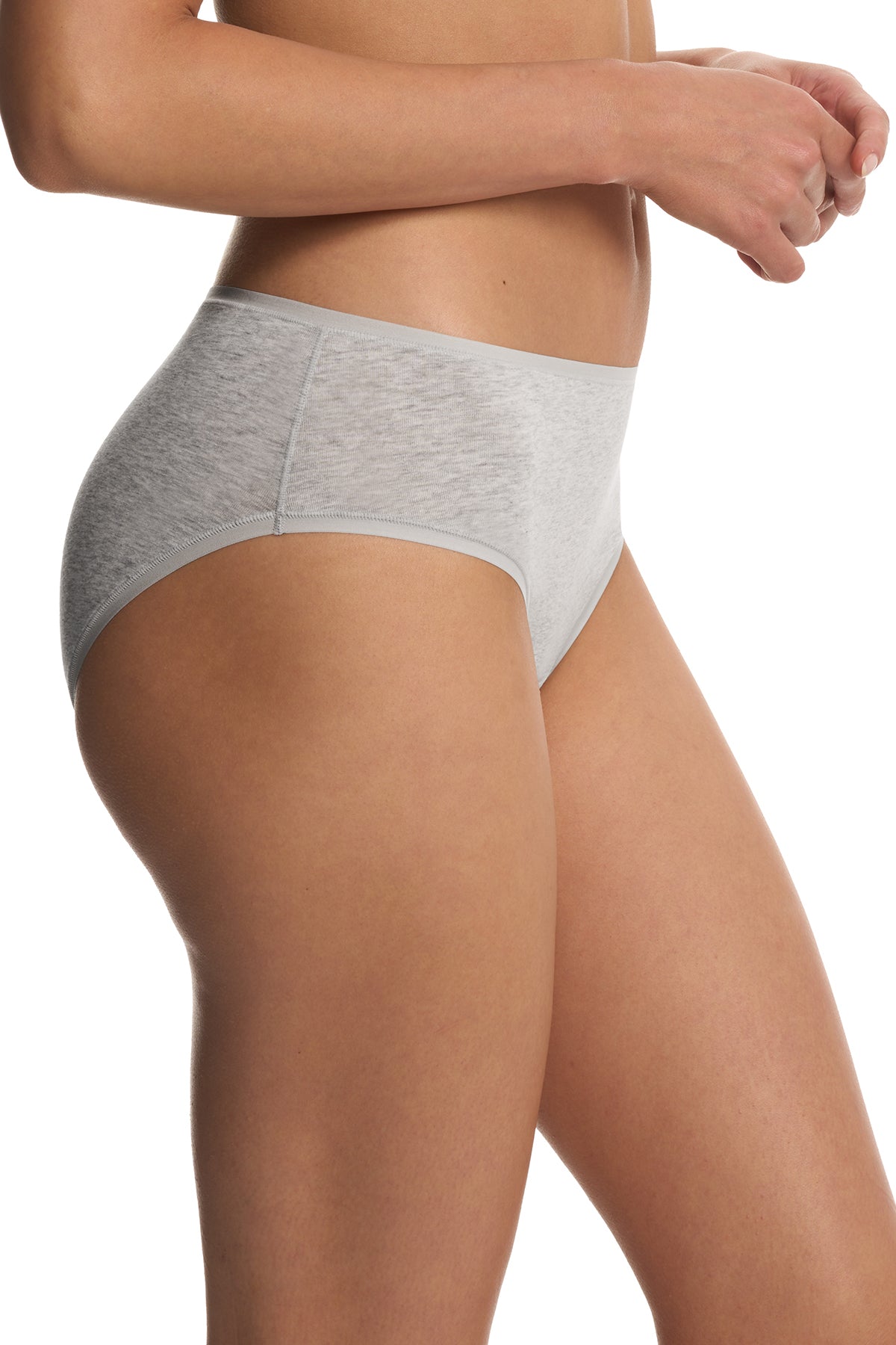 Bliss Bare Cotton Hipster Lt Grey Heather Natori