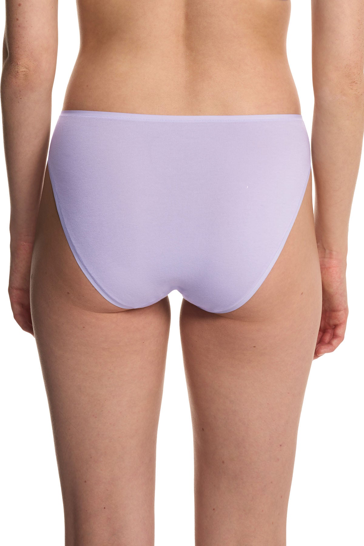 Bliss Bare Cotton High Cut Brief Purple Pearl Natori