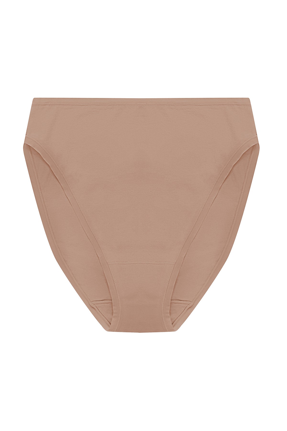 Bliss Bare Cotton High Cut Brief Buff Natori