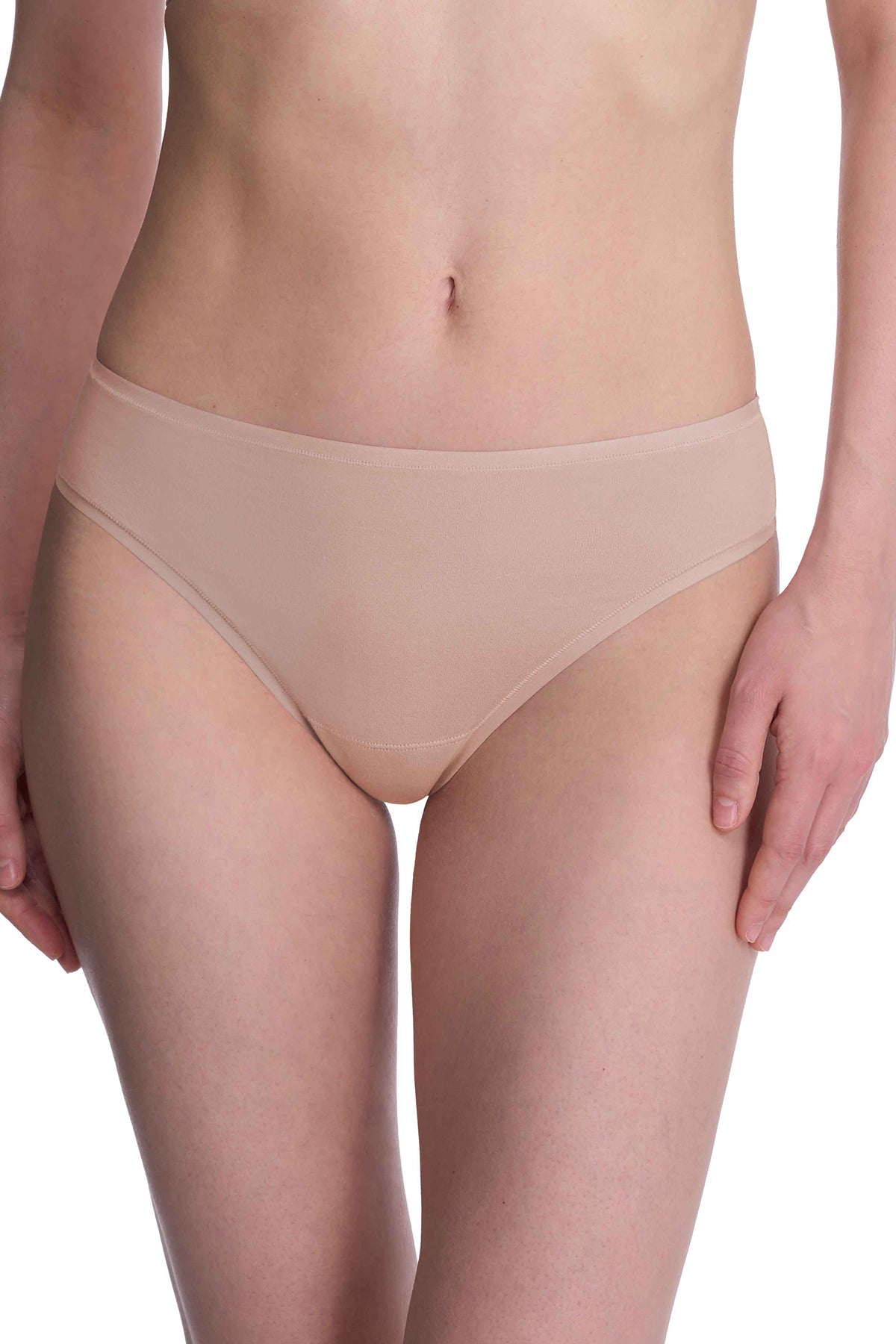 Bliss Bare Cotton Thong Café Natori