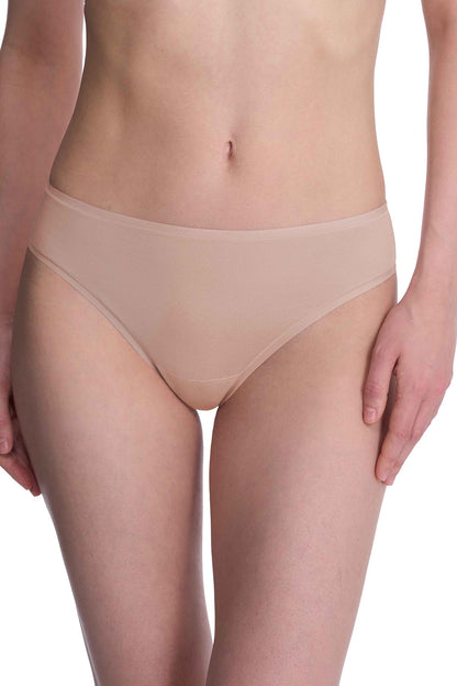 Bliss Bare Cotton Thong Café Natori