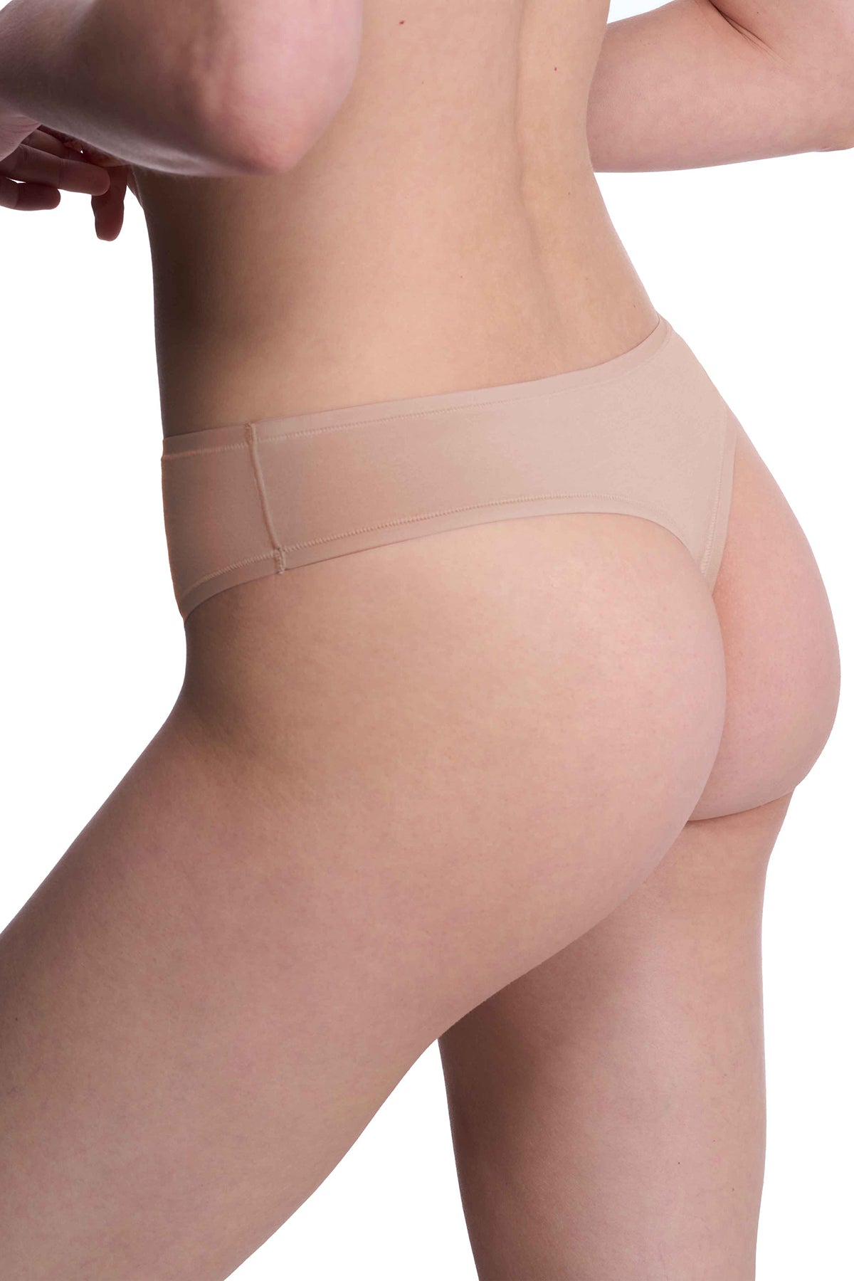 Bliss Bare Cotton Thong Café Natori