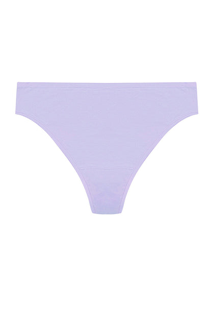 Bliss Bare Cotton Thong Purple Pearl Natori