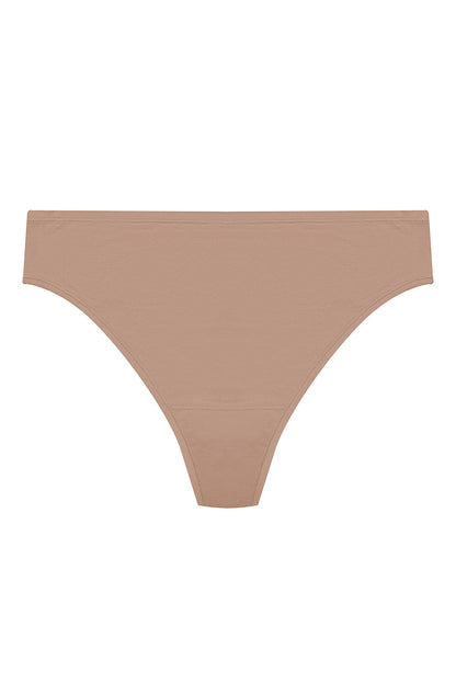 Bliss Bare Cotton Thong Buff Natori