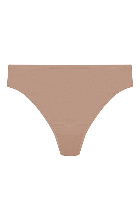 Bliss Bare Cotton Thong Buff Natori