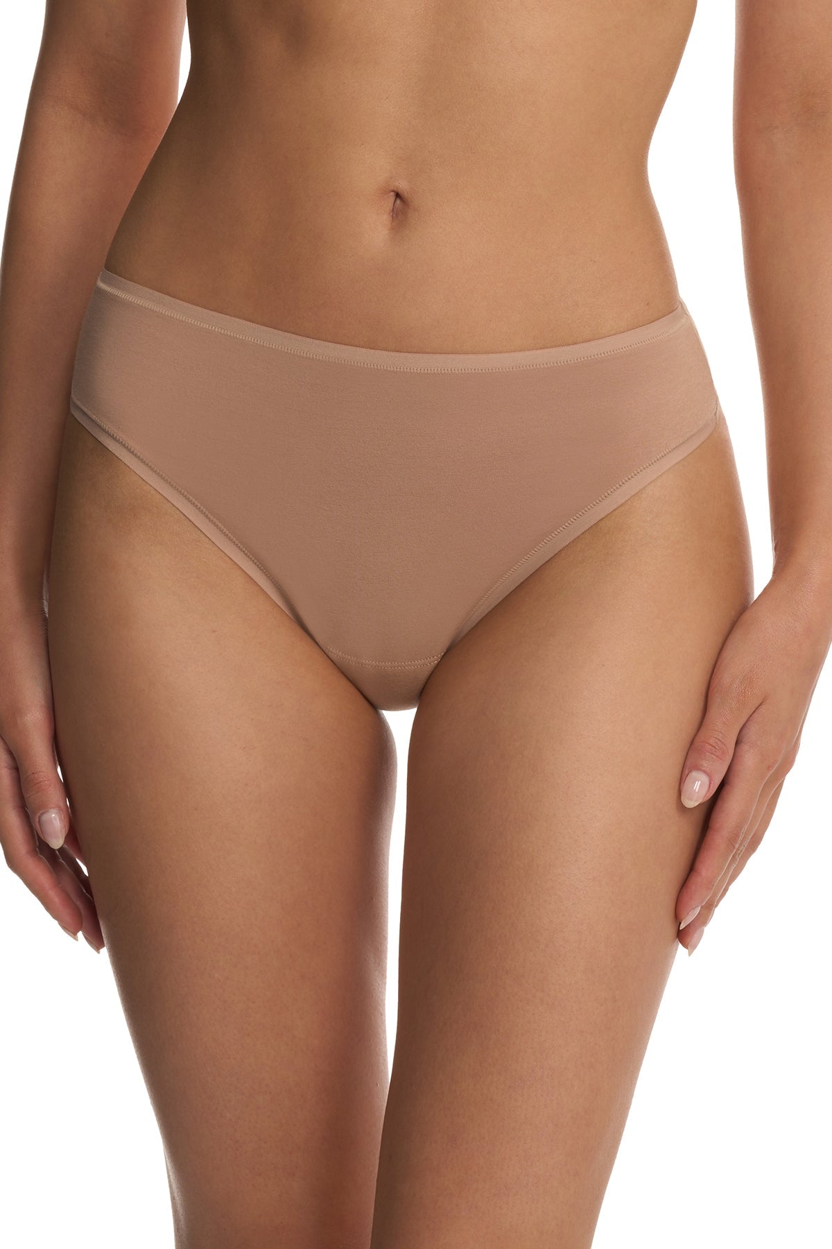 Bliss Bare Cotton Thong Buff Natori