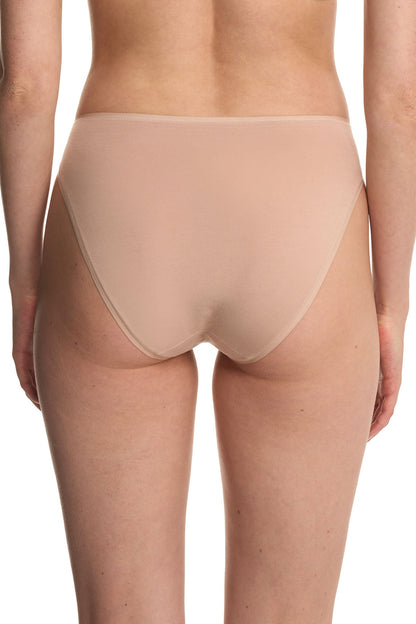 Bliss Bare Cotton High Cut Brief Lt. Mocha Natori