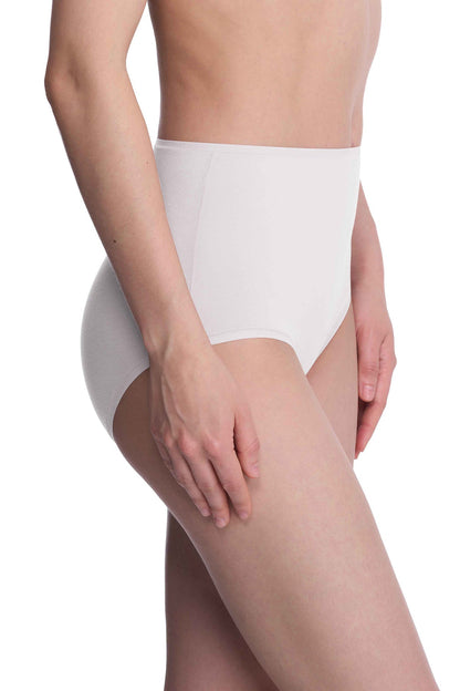 Bliss Bare Cotton High Waist Brief White Natori