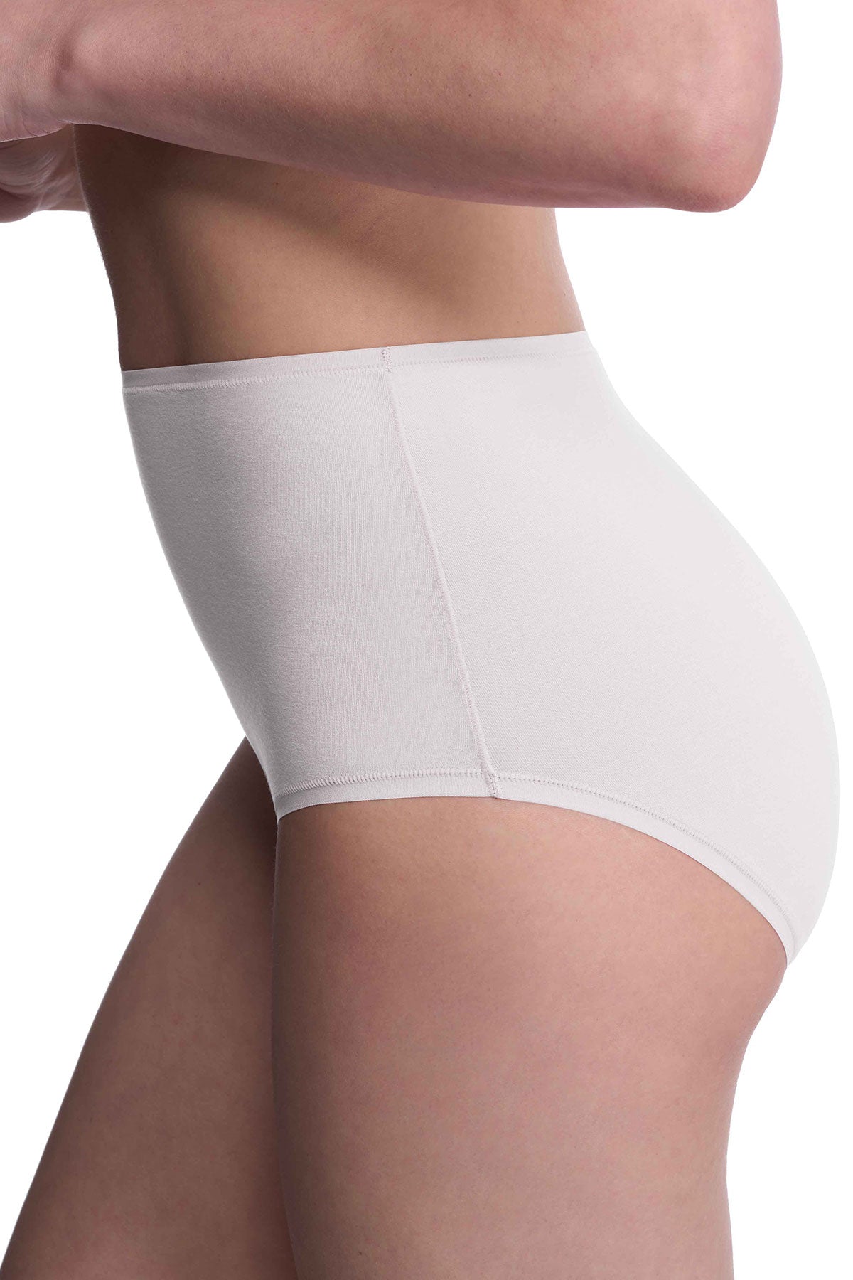 Bliss Bare Cotton High Waist Brief White Natori