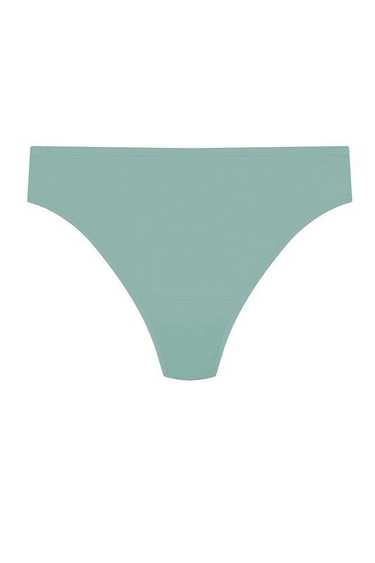Bliss Bare Cotton Thong Succulent Natori