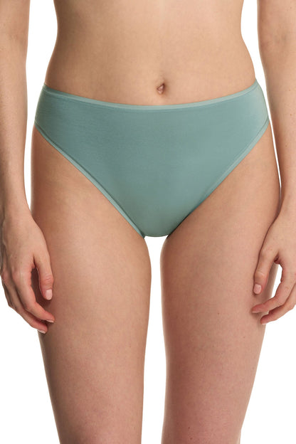 Bliss Bare Cotton High Cut Brief Succulent Natori