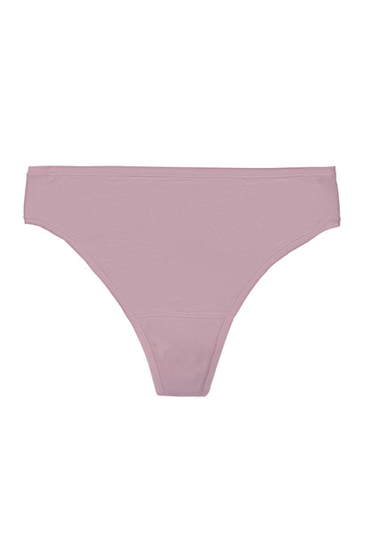Bliss Bare Cotton Thong Rose Mist Natori