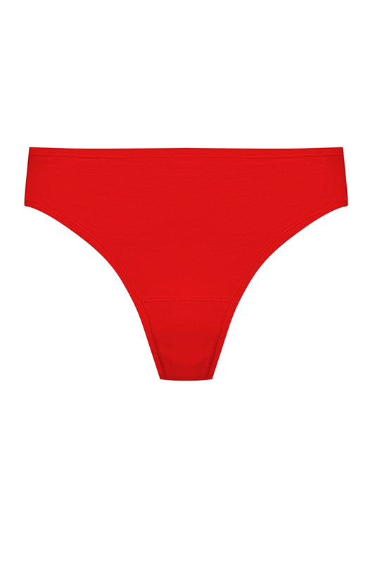 Bliss Bare Cotton Thong Paprika Natori
