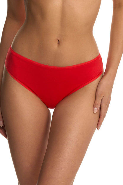Bliss Bare Cotton Thong Paprika Natori